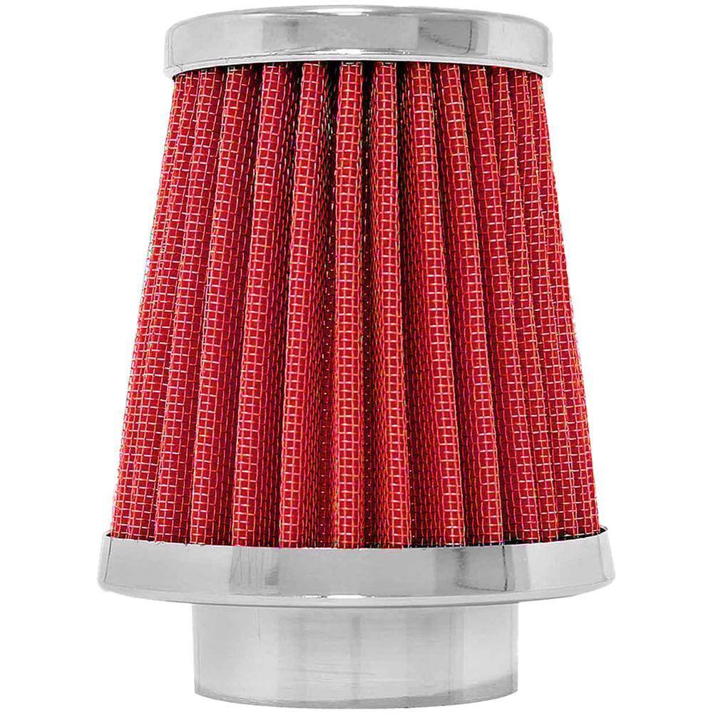 Filtro Ar Esportivo Cônico Alto Mono Fluxo Race Chrome 62mm