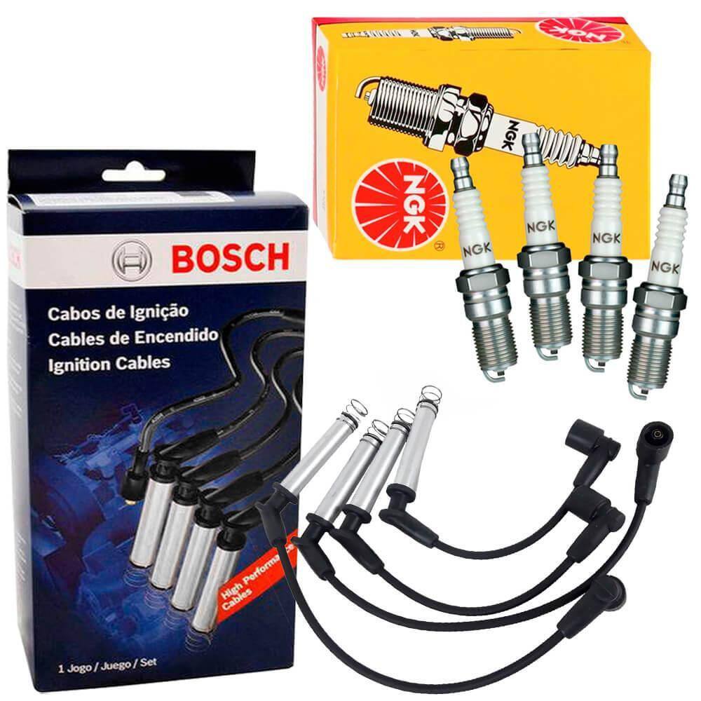 Kit Cabo Bosch + Vela Nkg Gol G2 1.0 16v 97 A 2001