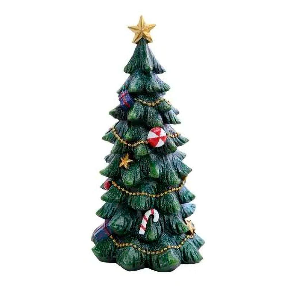 Arvore Decorativa Natal de Resina Verde c/Estrela 24cm
