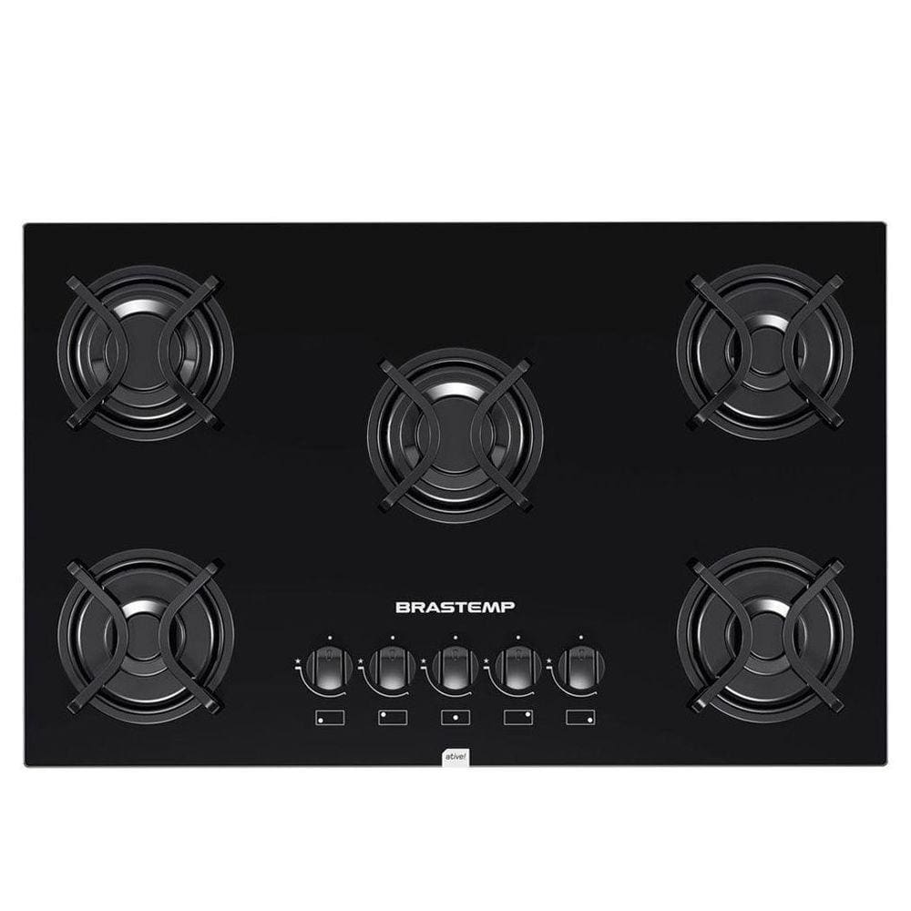 Cooktop Brastemp Ative 5 Bocas Preto Bivolt