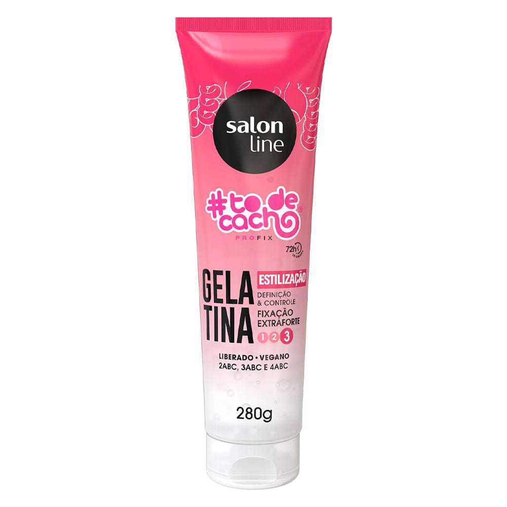 Gelatina Salon Line To De Cacho Extra Forte 280g