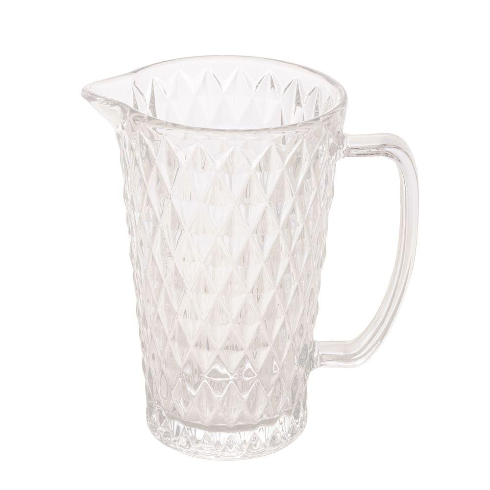 Jarra de Vidro Bico de Abacaxi Transparente 1 Litro Lyor