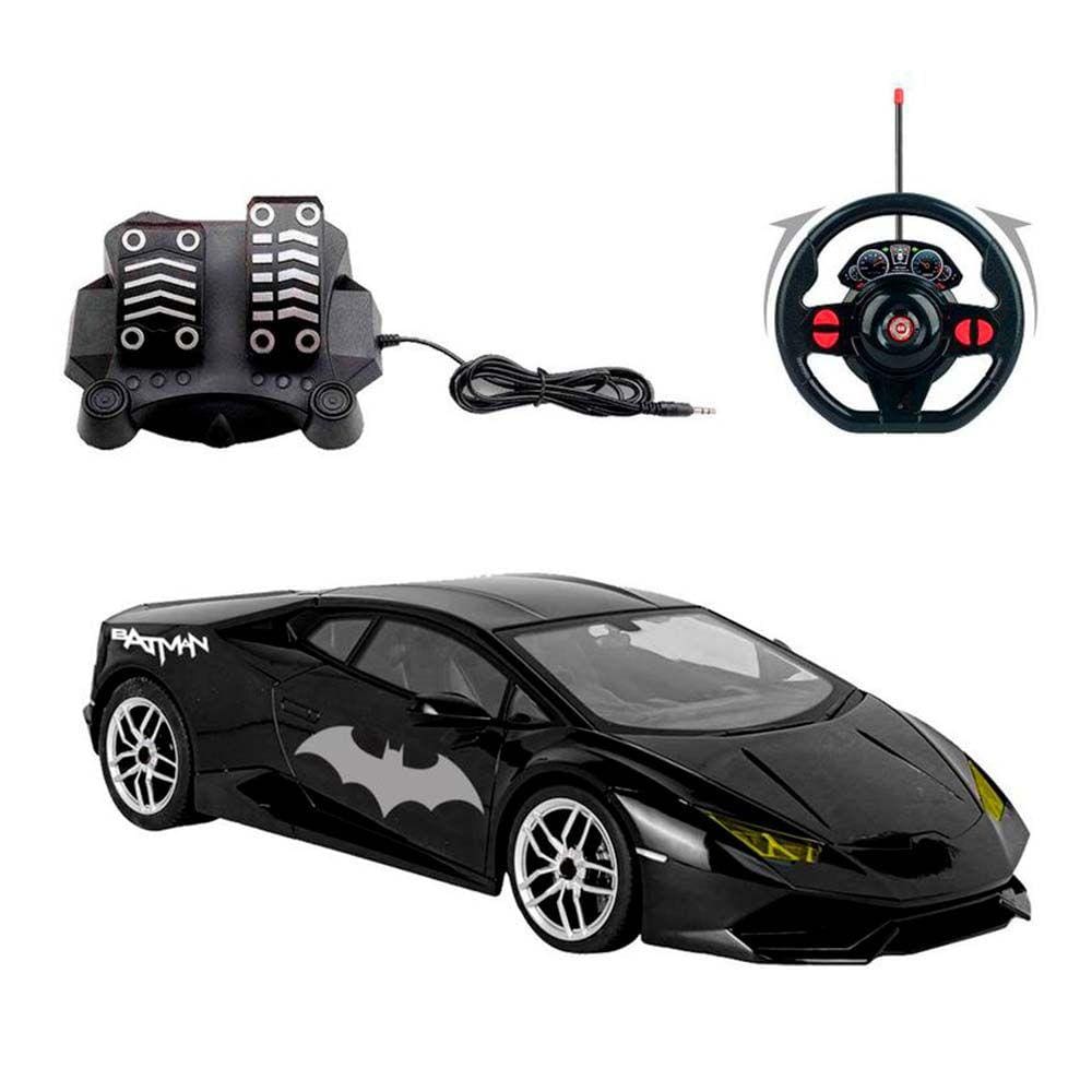 Carrinho de Controle - Volante e Pedal - Batman - Dark Running - Candide