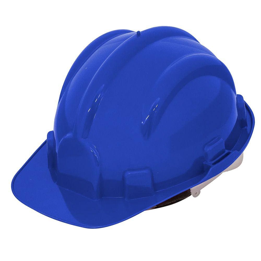 Capacete de Segurança Aba Frontal EPI Obra Deltaplus Azul ProSafety