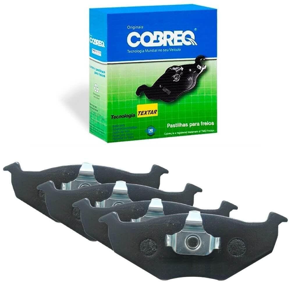 Kit Pastilha Freio Gol G5 2009 A 2012 Dianteira Bosch Cobreq