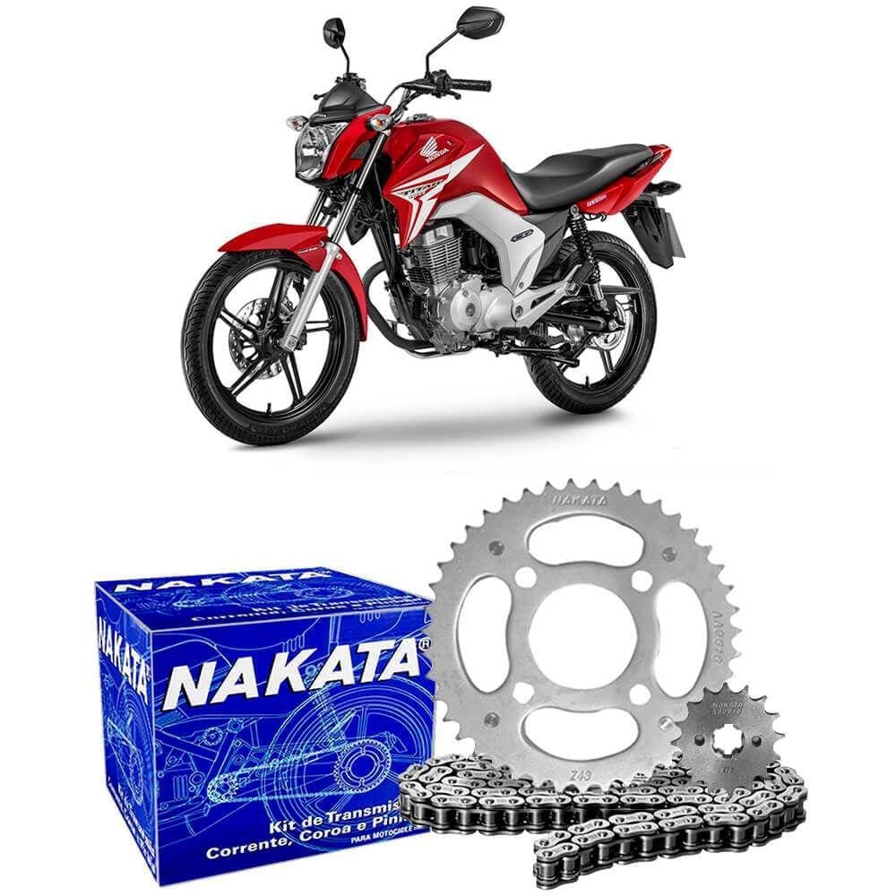 Kit Relação Transmissão Cg 150 2004 2005 2006 2007 Nakata