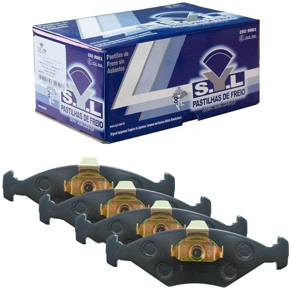 Kit Pastilha Freio Fiat Uno 2011 A 2018 Dianteira Syl