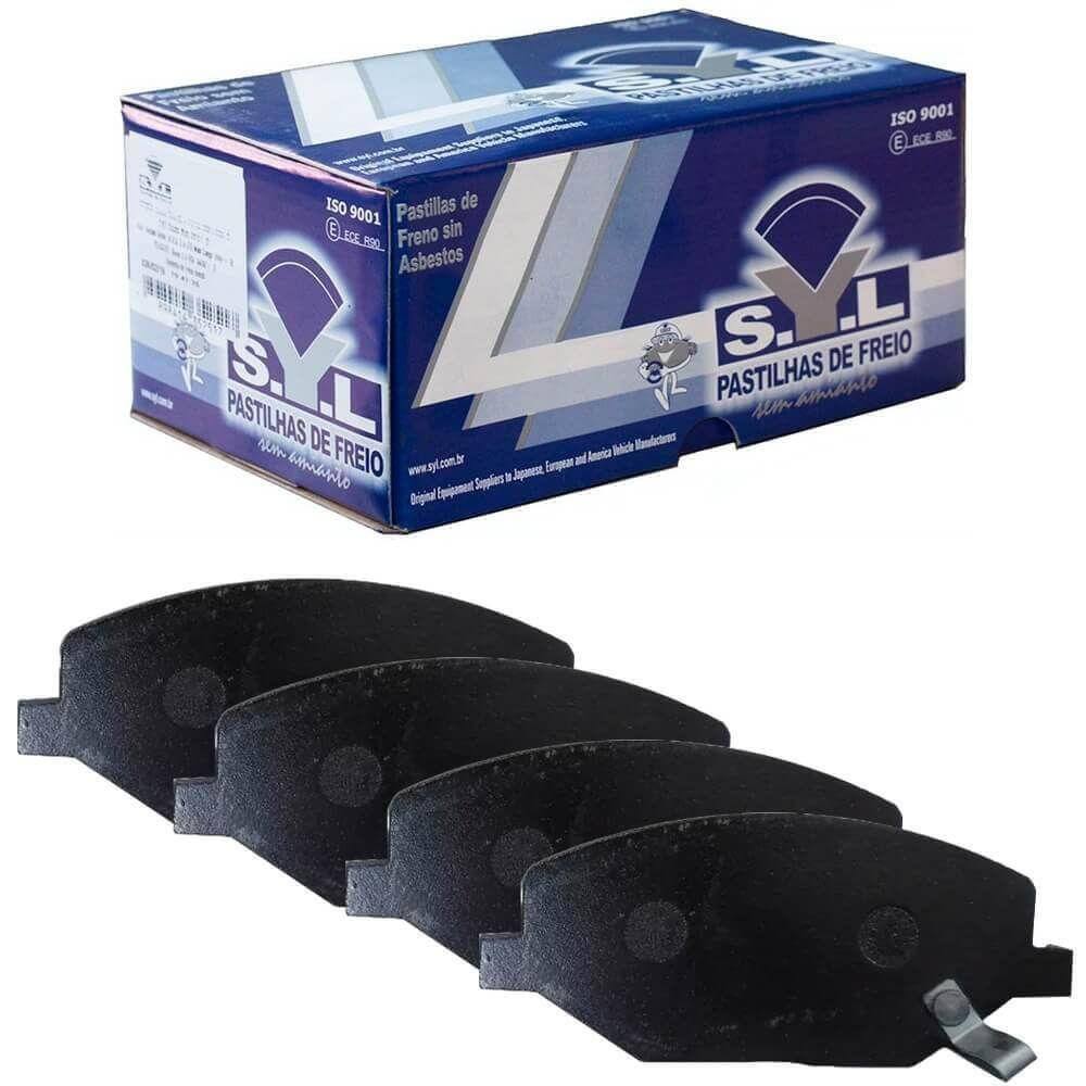 Kit Pastilha Freio Fiat Stilo 2003 A 2004 Traseira Bosch Syl