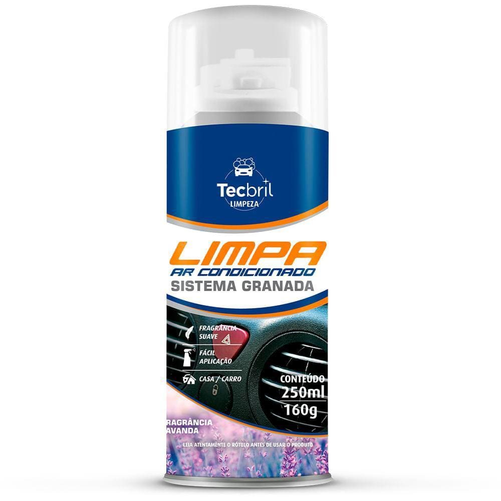 Limpa Ar Condicionado Granada Lavanda 250ml / 160gr Tecbril