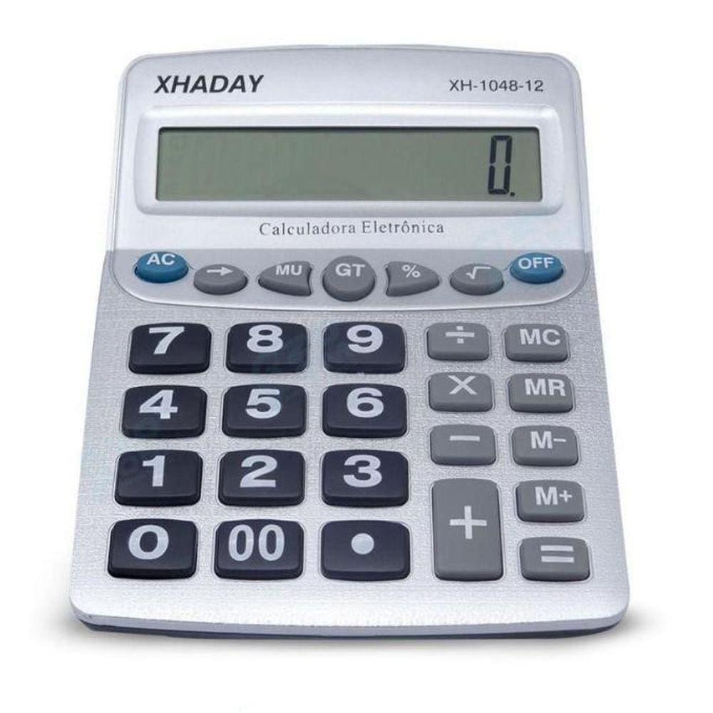 Calculadora Grande Grande 16X21 Cm Desligamento Automático