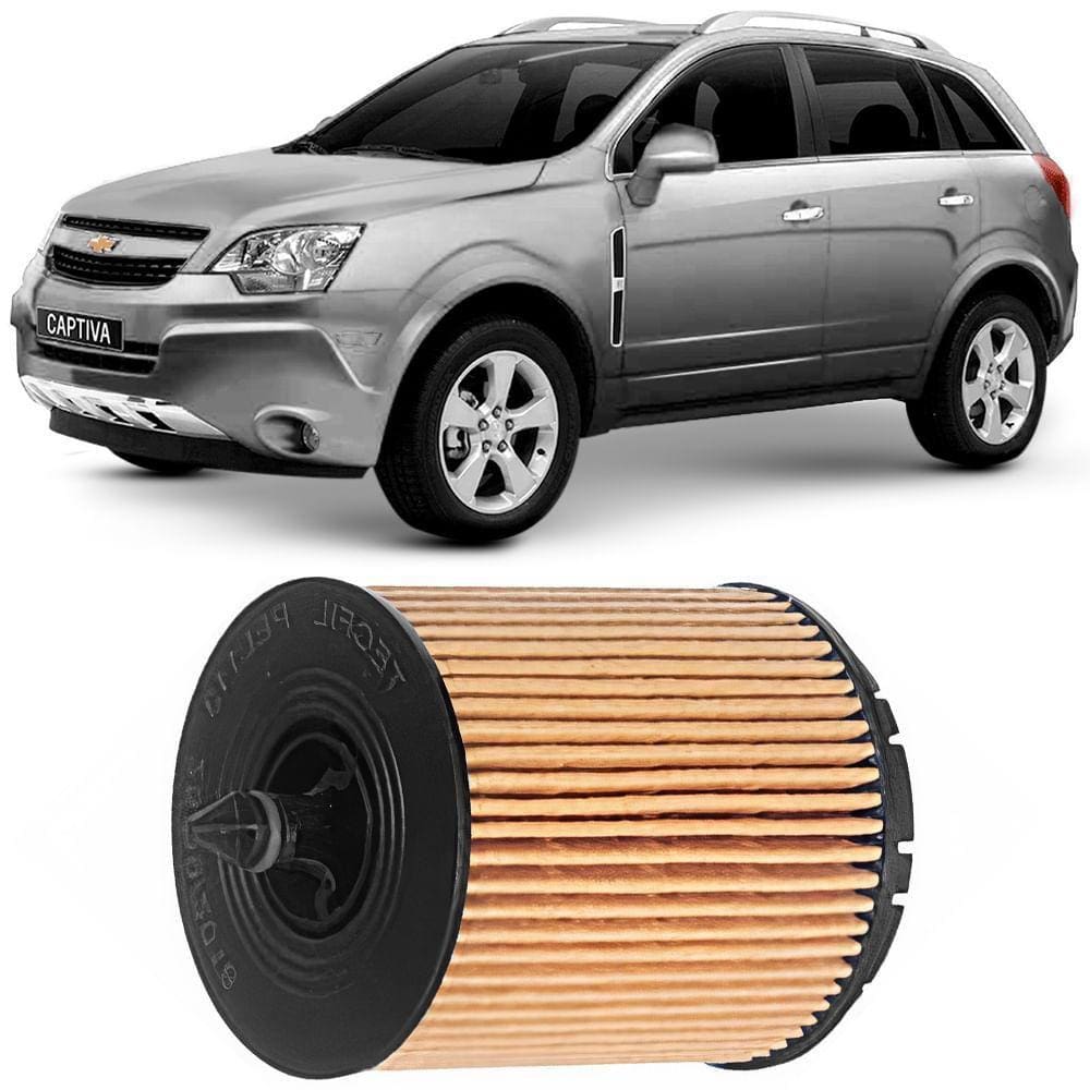 Filtro Óleo Chevrolet Captiva Mlibu 09 A 16 Pel113 Tecfil