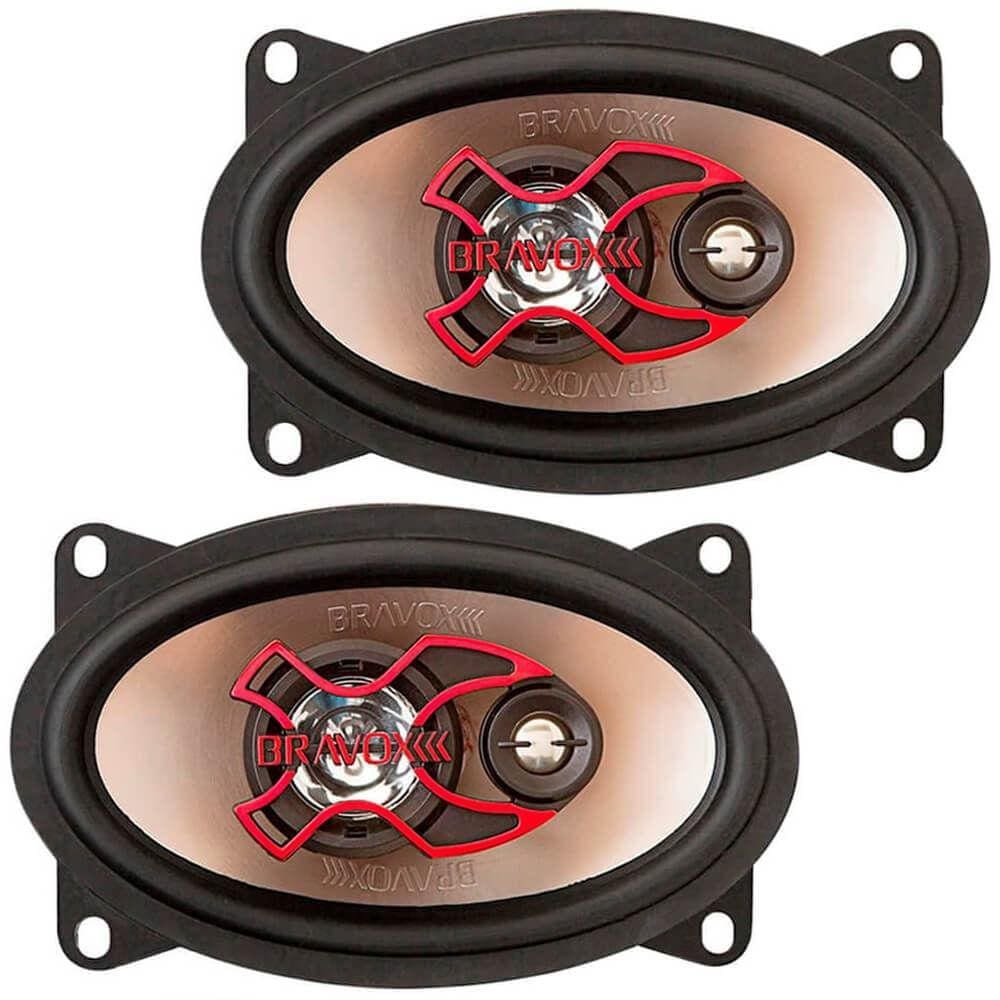 Par Alto Falante B3x46x Bravox 4x6 Polegadas 40w Rms 4 Ohms