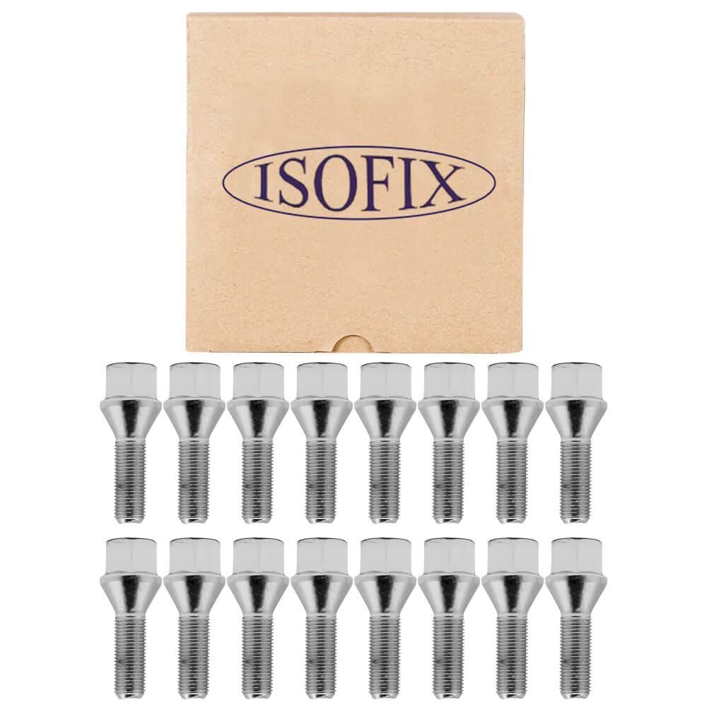 16 Parafusos Roda Aço M12x32x1.25 Palio Siena Strada Chave