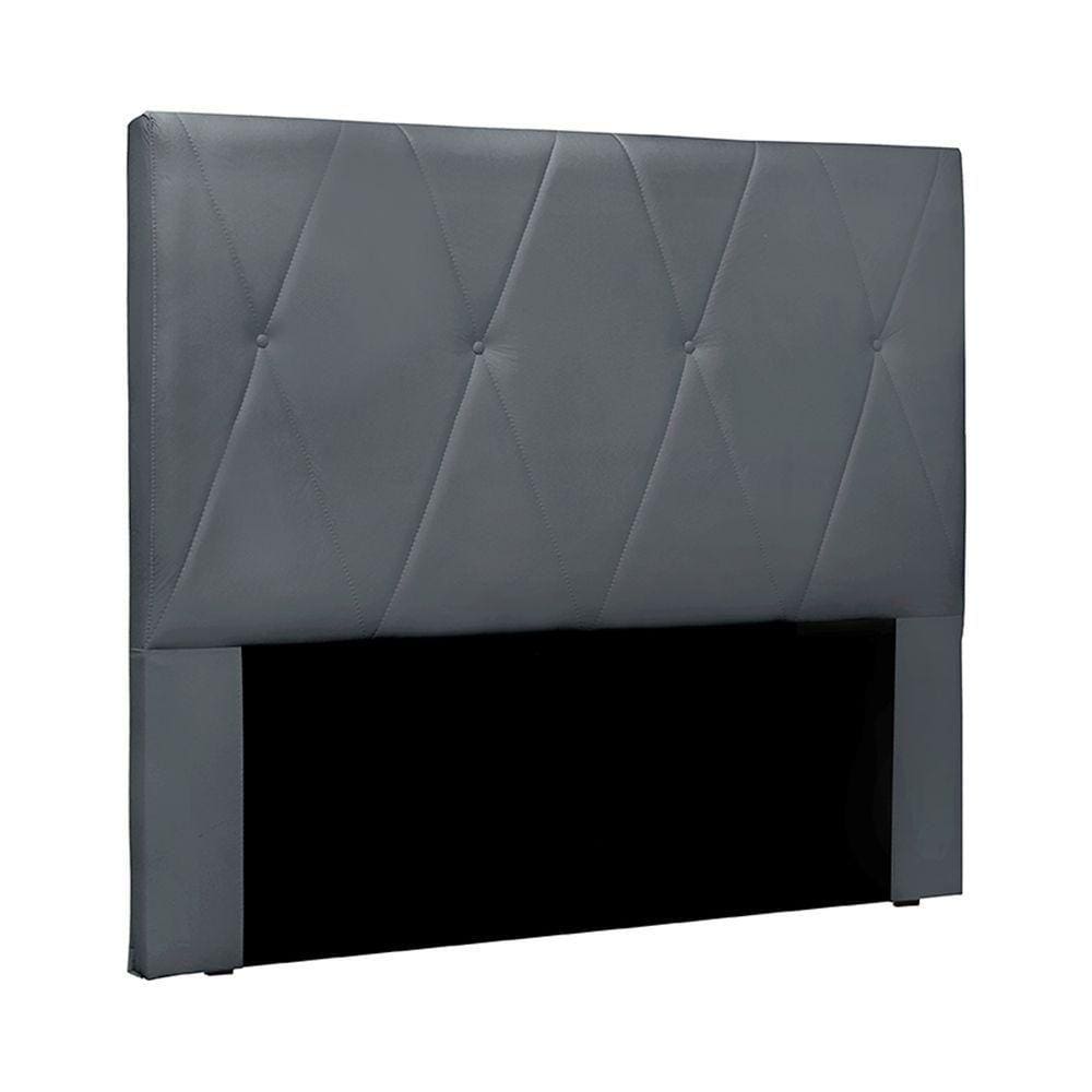 Cabeceira King Size 1,95m Yves Veludo Cinza Gran Belo