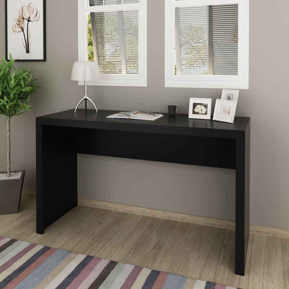 Escrivaninha 74,5x127cm ME4135 Tecno Mobili Preto