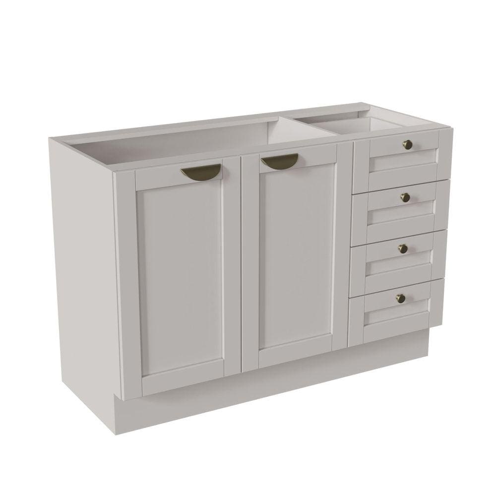 Balcão para Pia 120cm sem Tampo Arizona CabeCasa MadeiraMadeira Branco