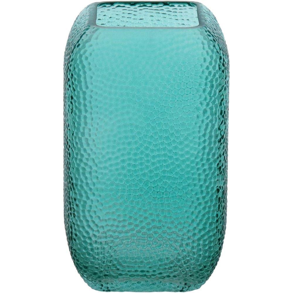 VASO 20x12x12cm VIDRO AZUL