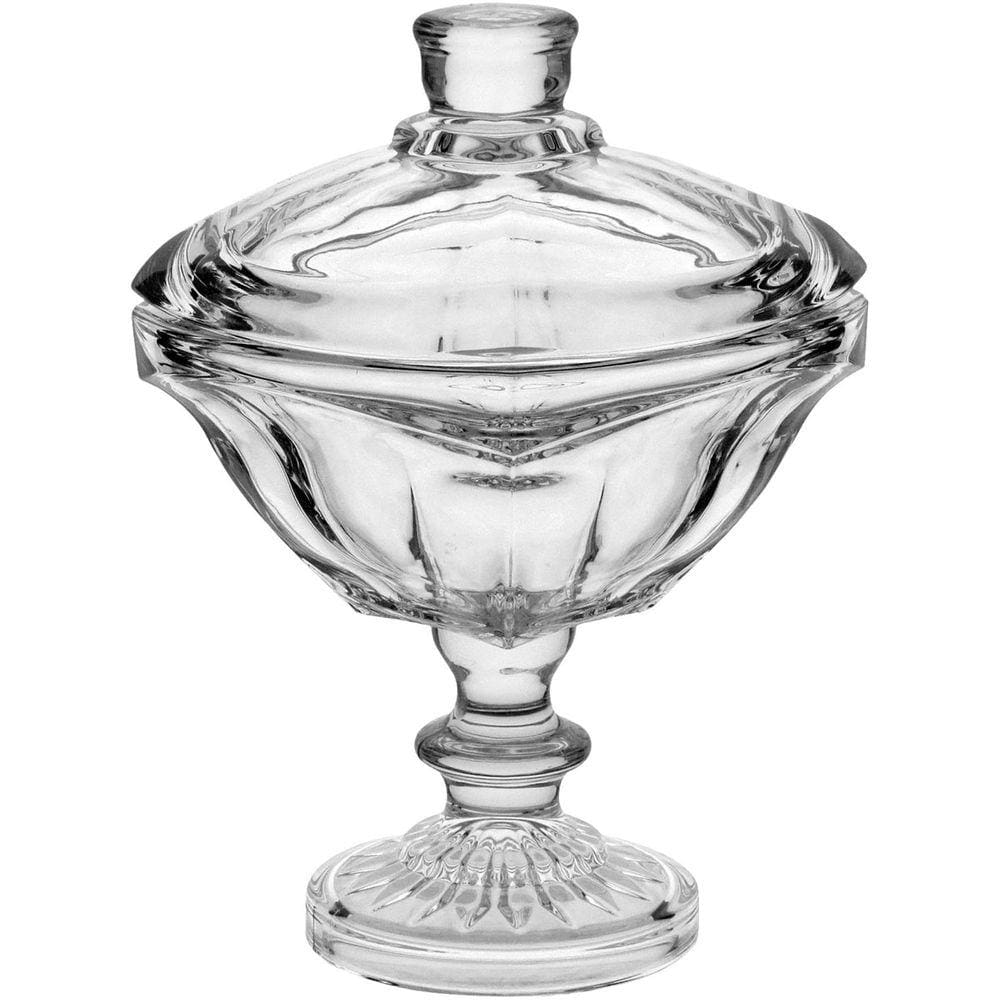 POTICHE 21x14x14cm CRISTAL ECO TRANSP