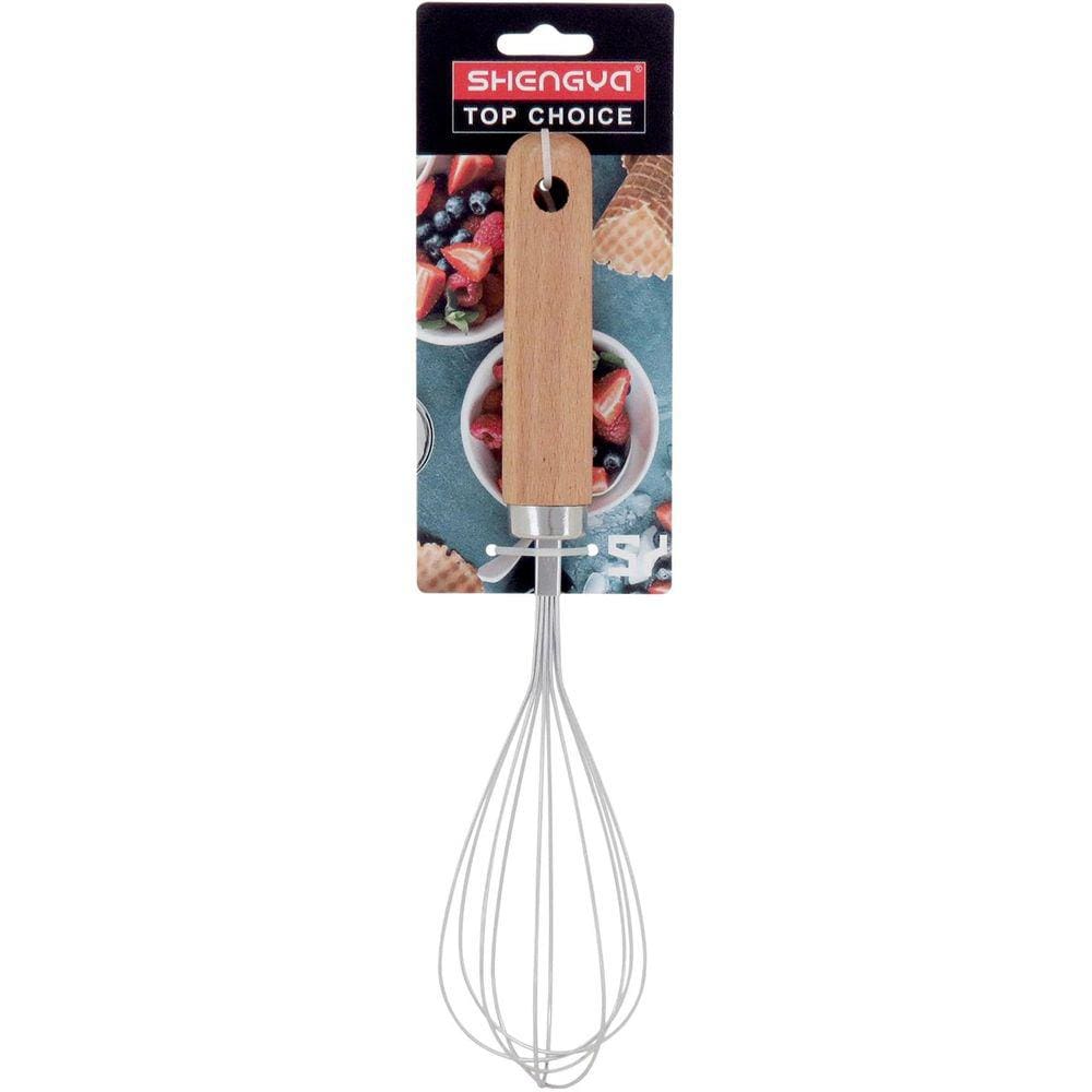 FOUET 25x6x6cm INOX NATURAL