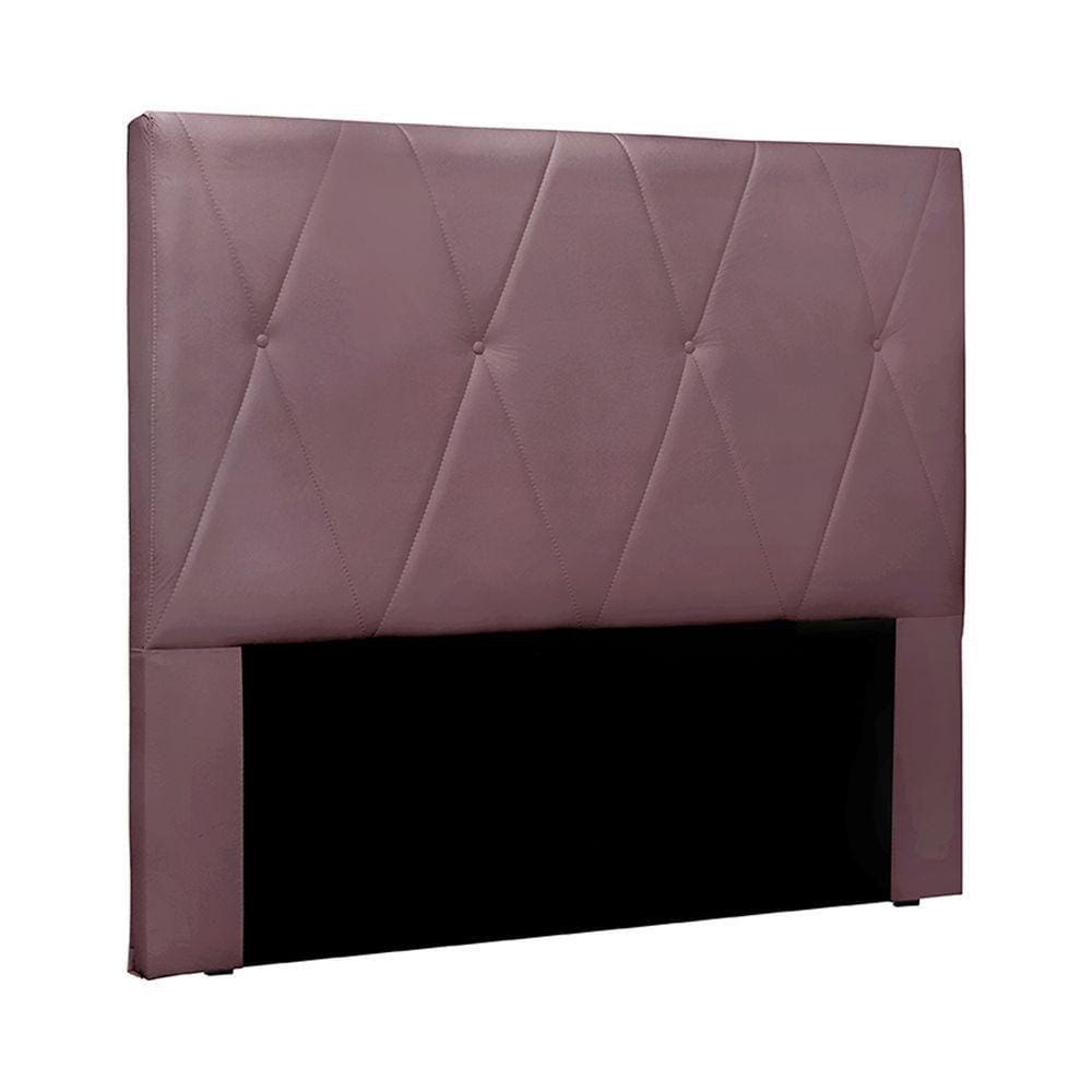 Cabeceira Decorativa Casal 1,40m Yves Veludo Uva