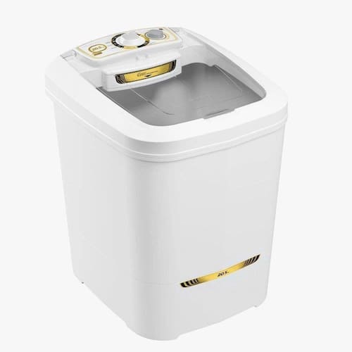 imagem-Tanquinho Eletrico Semi AUT Newmaq 20,5 Kg Plus Branco 110v