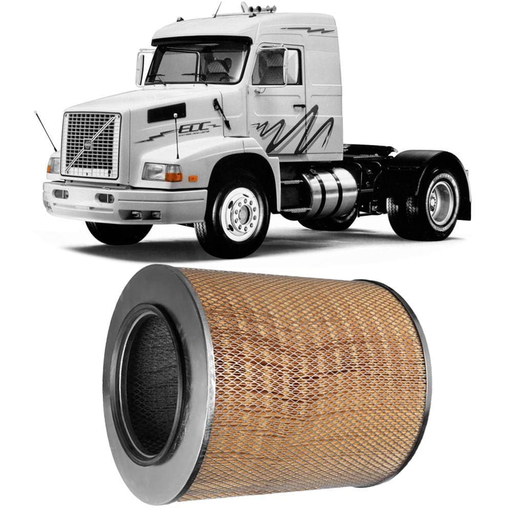 Filtro Ar Volvo Nl 12360 Td122f 93 A 99 Tecfil Ap5571