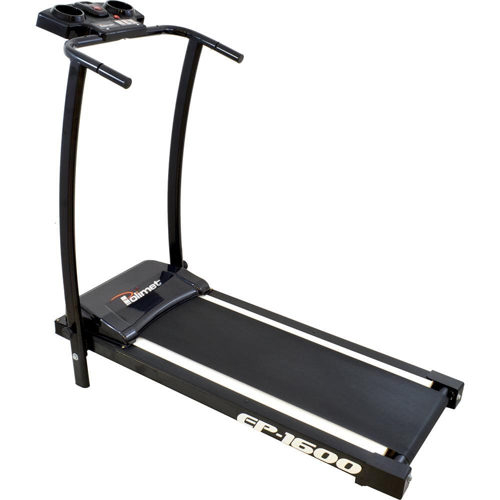 Esteira Ergométrica Elétrica Dobrável Casa Residencial 5 Funções EP 1600 Bivolt 110v 220v Polimet