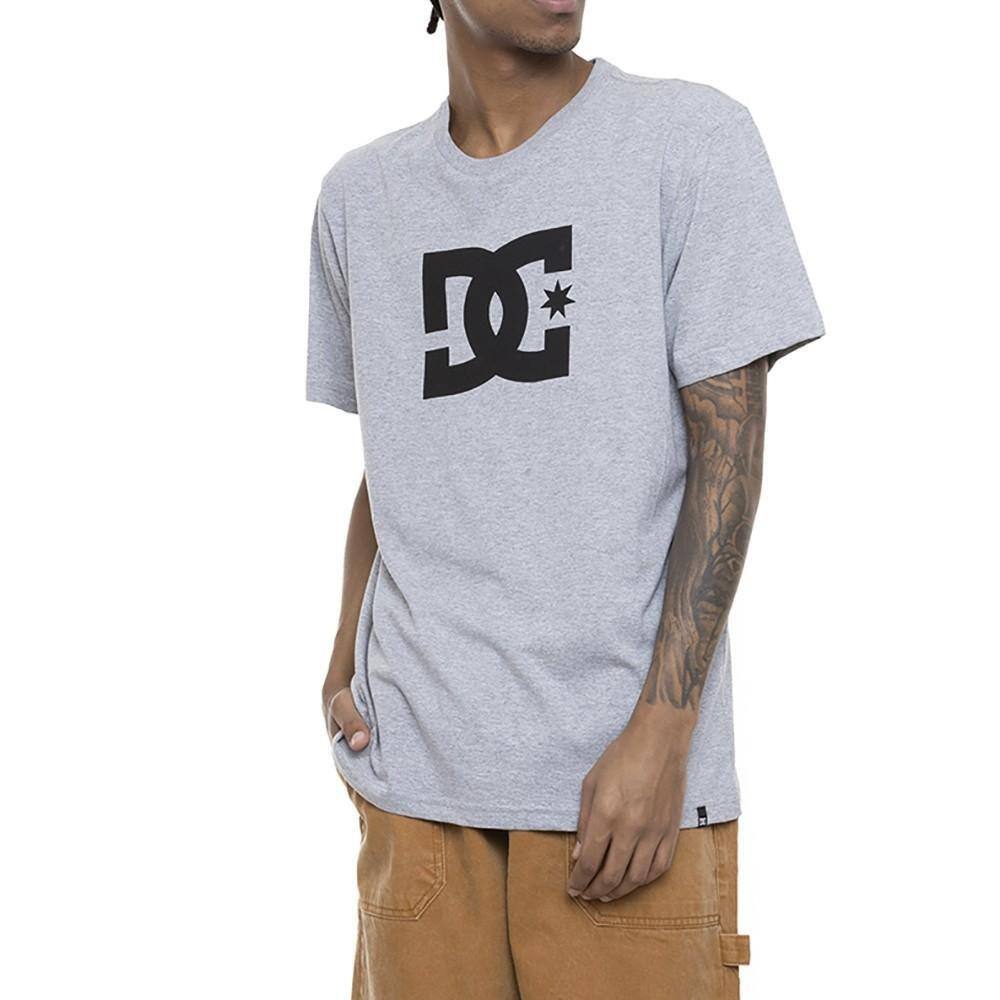 Camiseta DC Shoes DC Star SM23 Masculina Cinza Mescla
