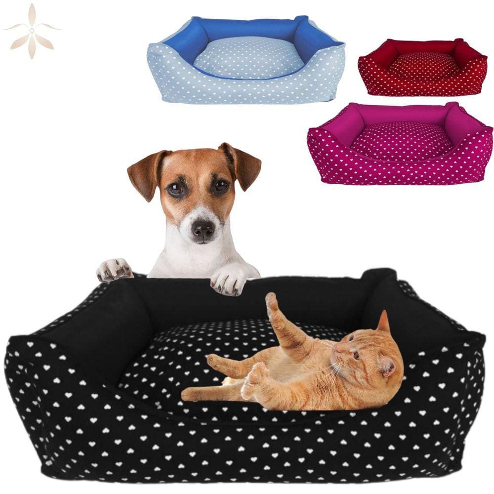 Caminha para Cachorro e Gato Pequena Lavável Com Zíper