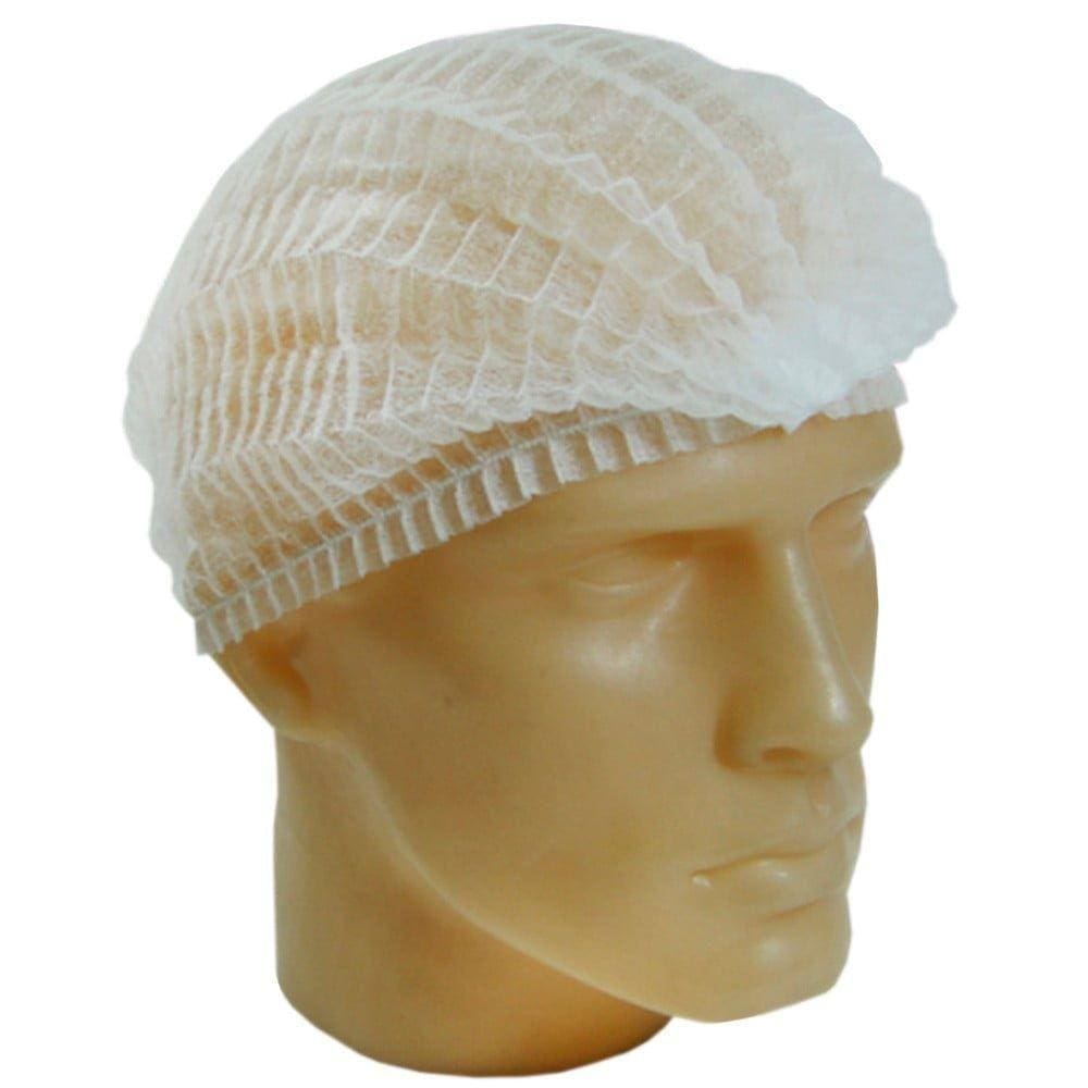 500 Touca Tnt Branca Protetor Capilar Sanfonado Talge 5Pct