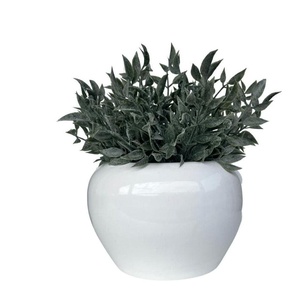 Decoração sala centro de mesa branco médio liso lorance