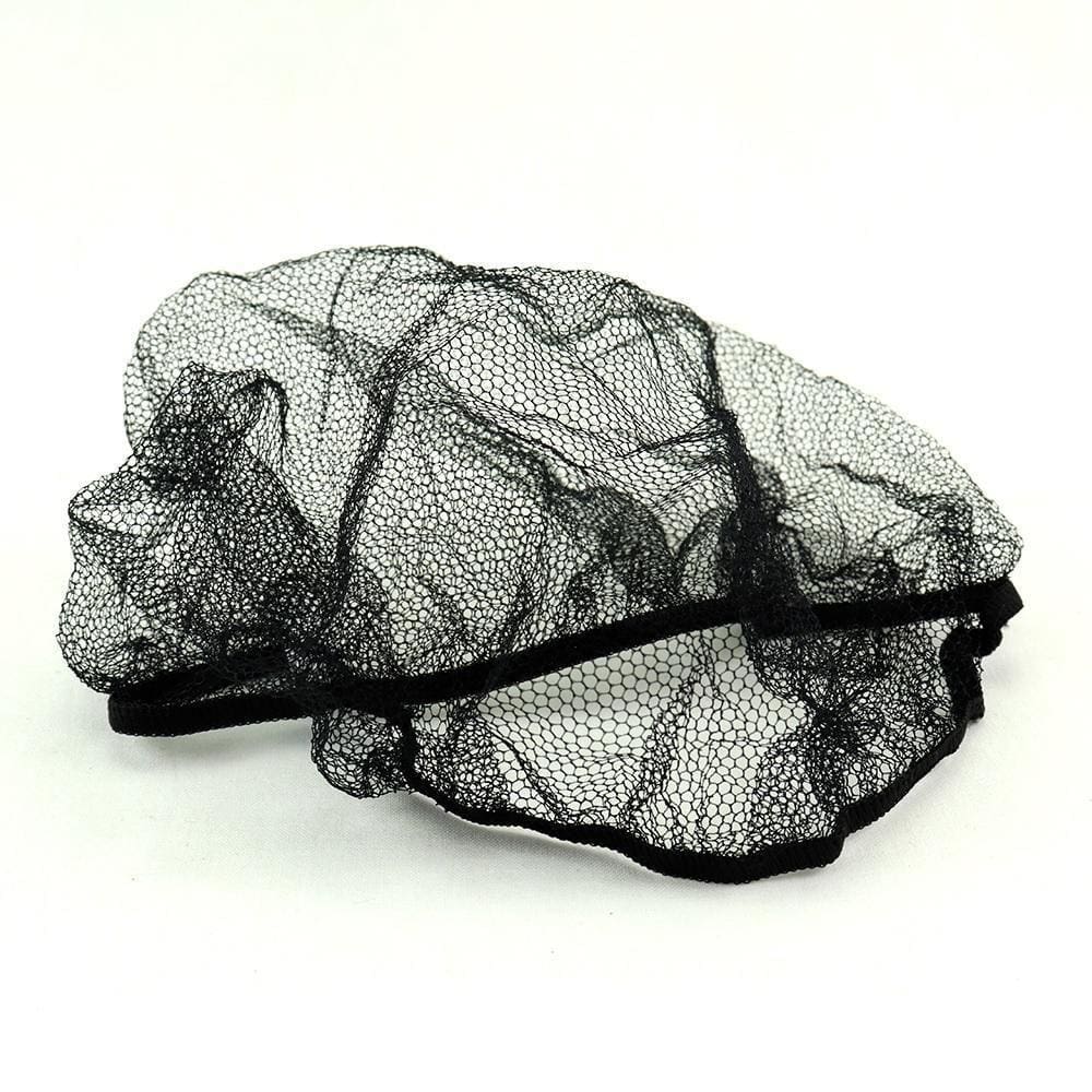 Touca Descartável De Rede Preta - Marca Talge C/100