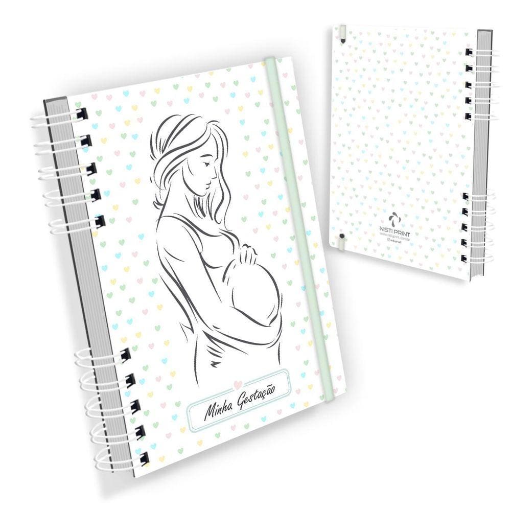 Planner Da Gestante - Diário Da Minha Gestação - Capa Colors