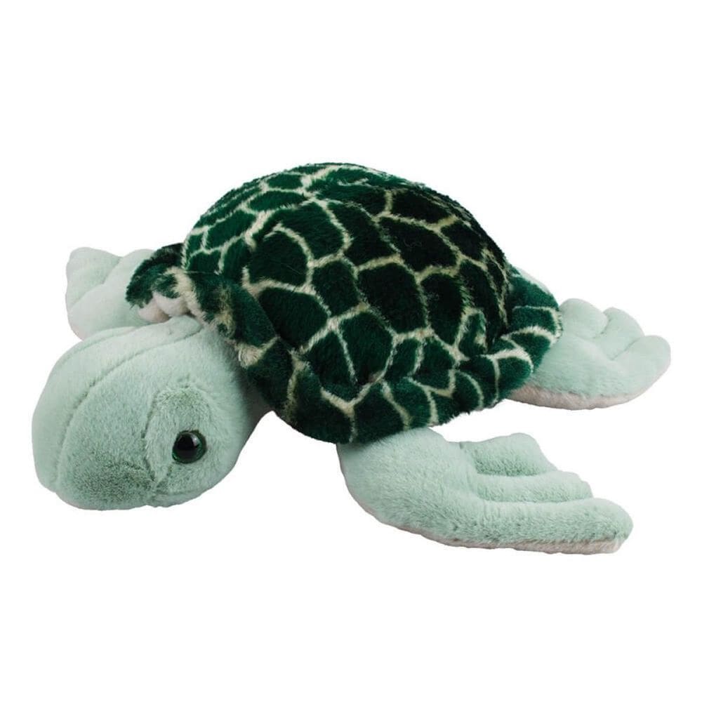 Tartaruga Marinha De Pelúcia Verde 31 Cm
