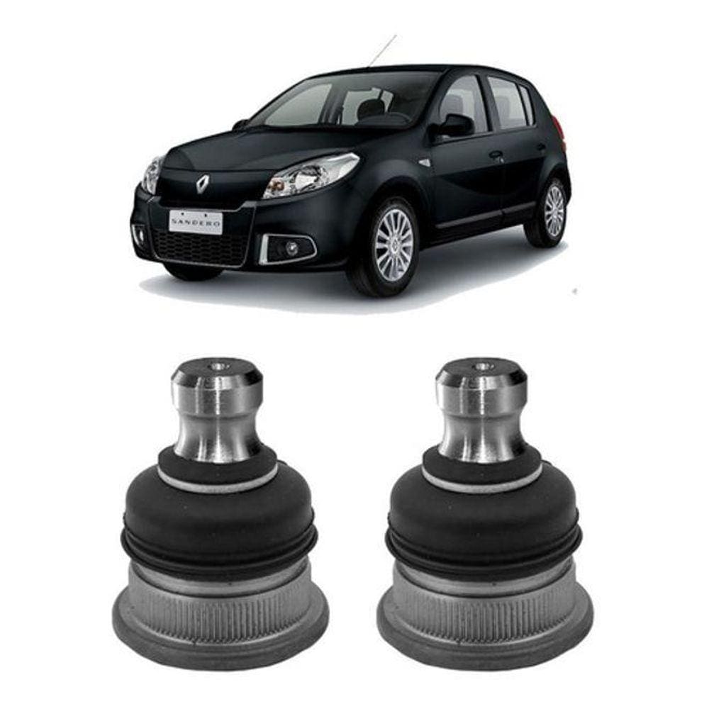 Par Pivô Da Bandeja Dianteira Renault Sandero 2011 2012 2013