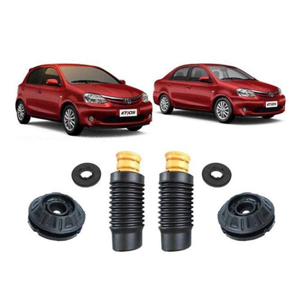 Par Kit Coxim Batente Dianteiro Toyota Etios 2015 2016 2017