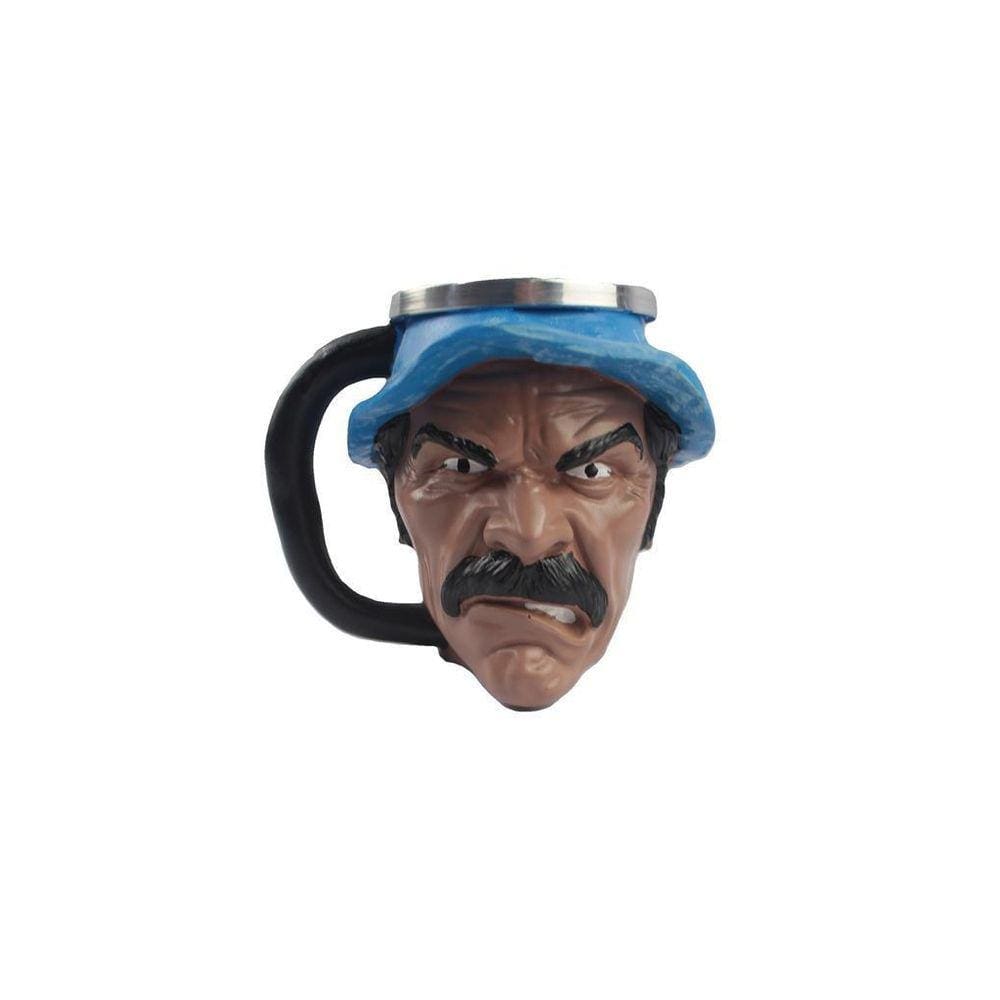 Copo Caneca Inox Divertida 3D Seu Madruga Chaves Coleção