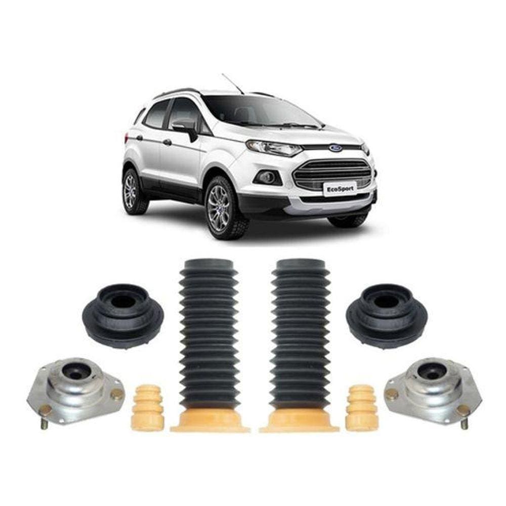 2 Kit Coxim Batente Dianteiro Ecosport 2013 2014 2015 2016