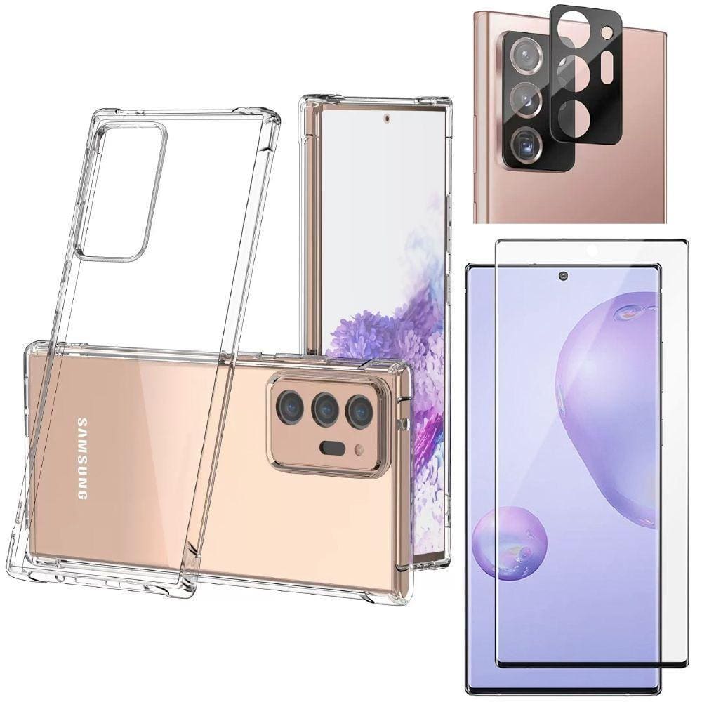 Capa + Película 3D + Película De Câm Samsung Note 20 Ultra