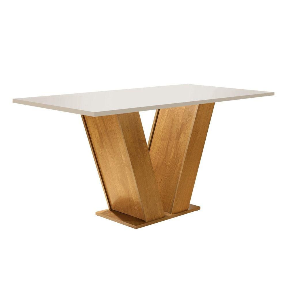 Mesa para Sala de Jantar 120cm Tampo em MDF Espanha Espresso Móveis Ypê