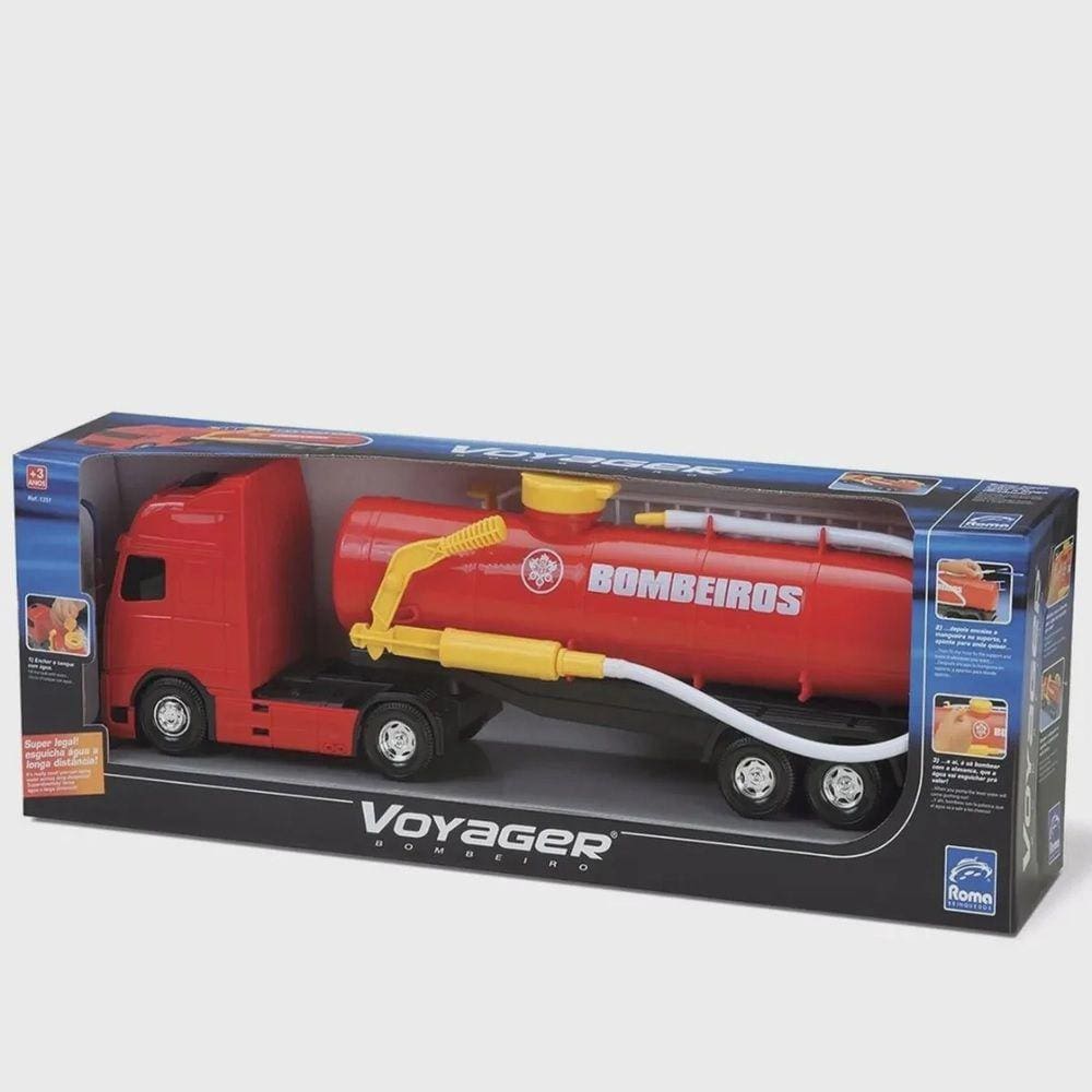 Caminhao De Bombeiro Voyager Rf1351 Roma Reval