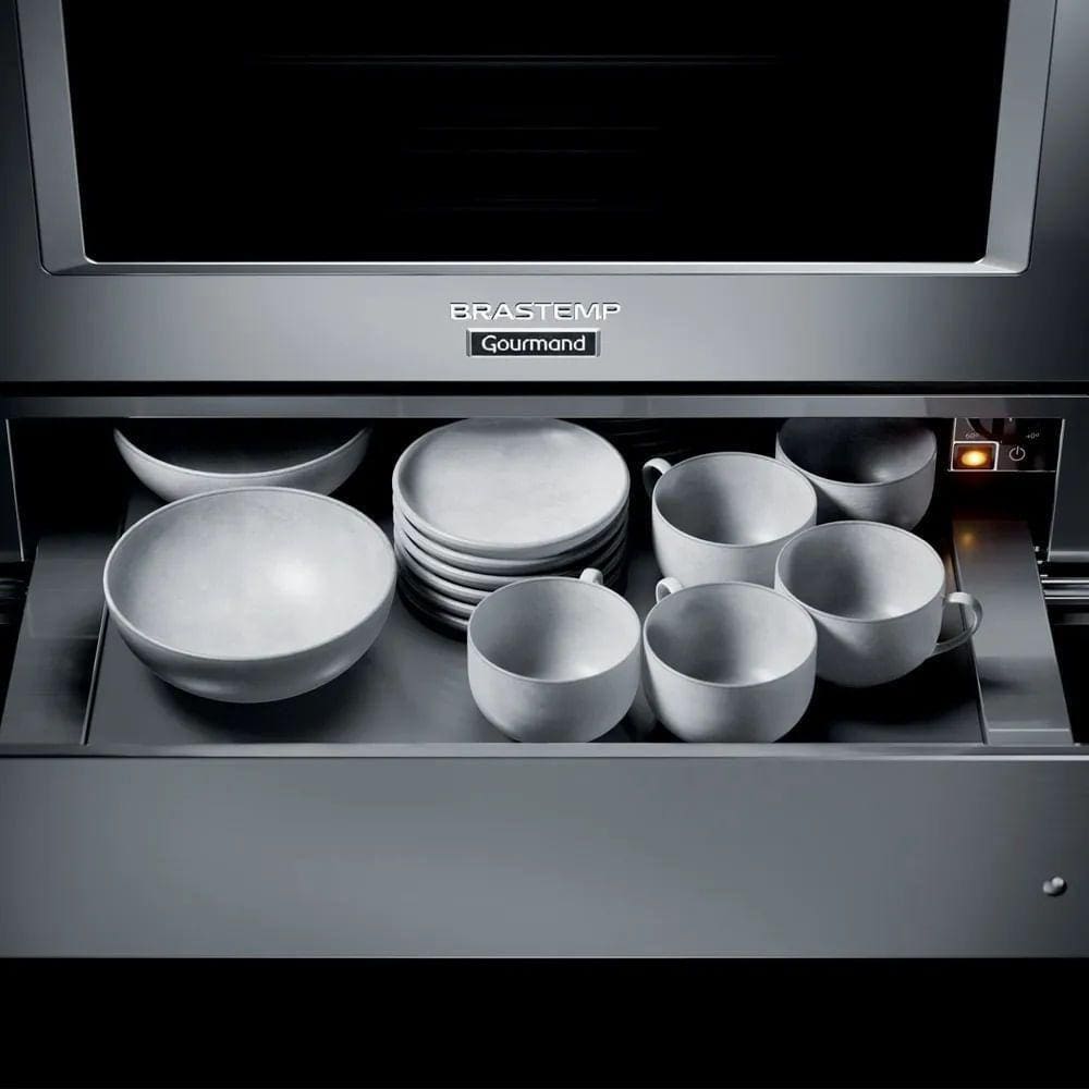 Gaveta Aquecida De Embutir Brastemp Gourmand Inox 220v Boe15arbna