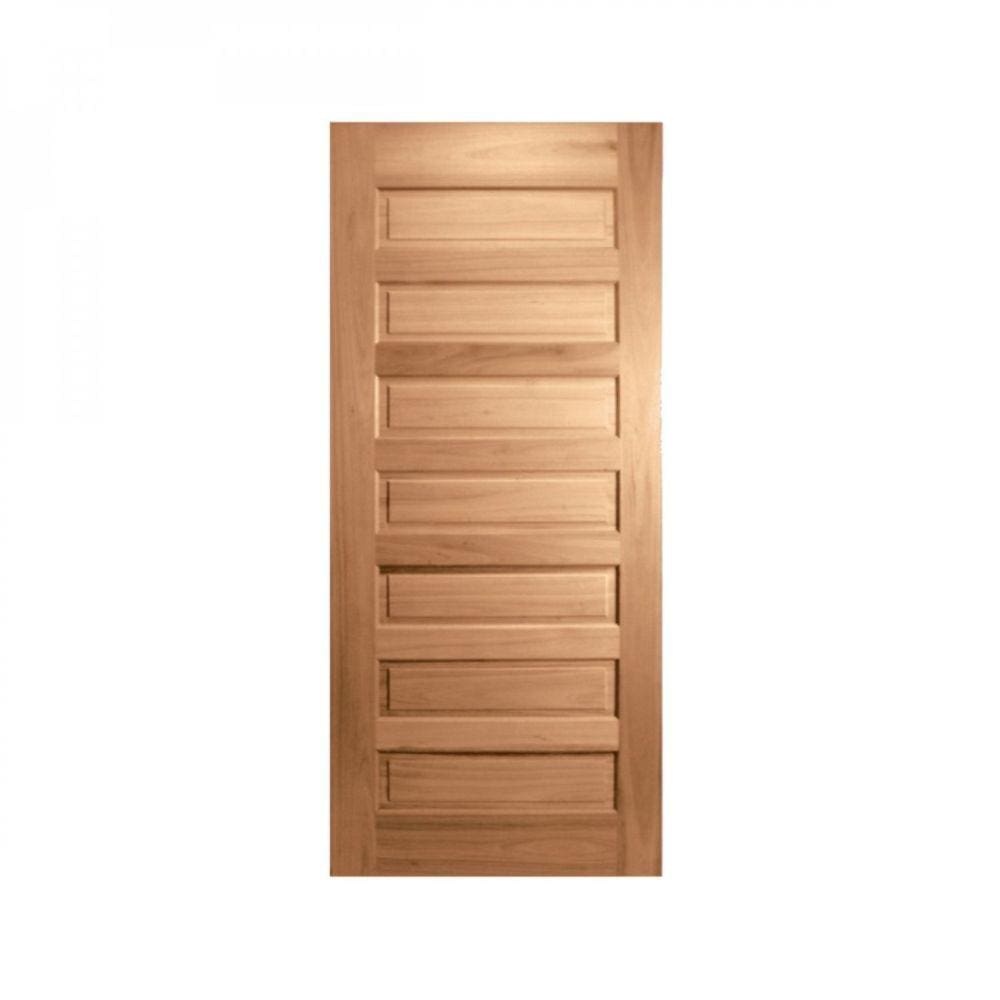 Porta de Madeira Folha 210cmx100cmx3cm PE28 Esel Marroml