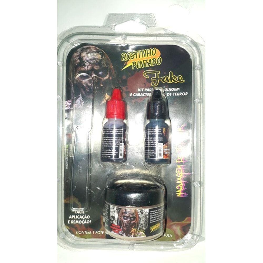 Produtos para maquiagem do Terror: Kit Completo Rostinho