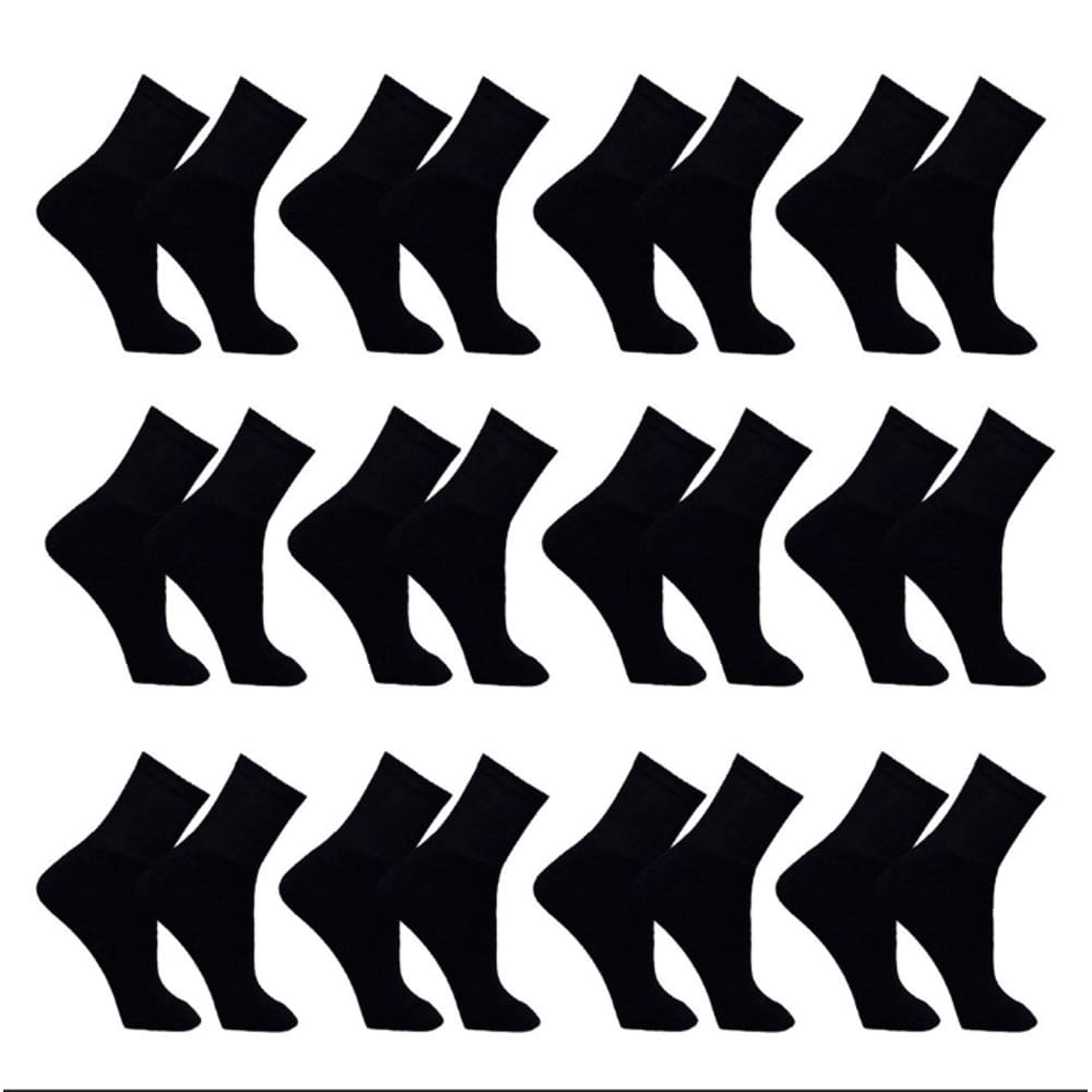 Kit 12 Pares de Meia Adulto Masculina Esportiva Cano Alto Algodão Sport
