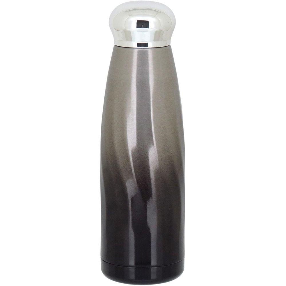 TRENTON GARRAFA TÉRMICA 22x6x6cm 380ml INOX PRETO PAREDE DUPLA