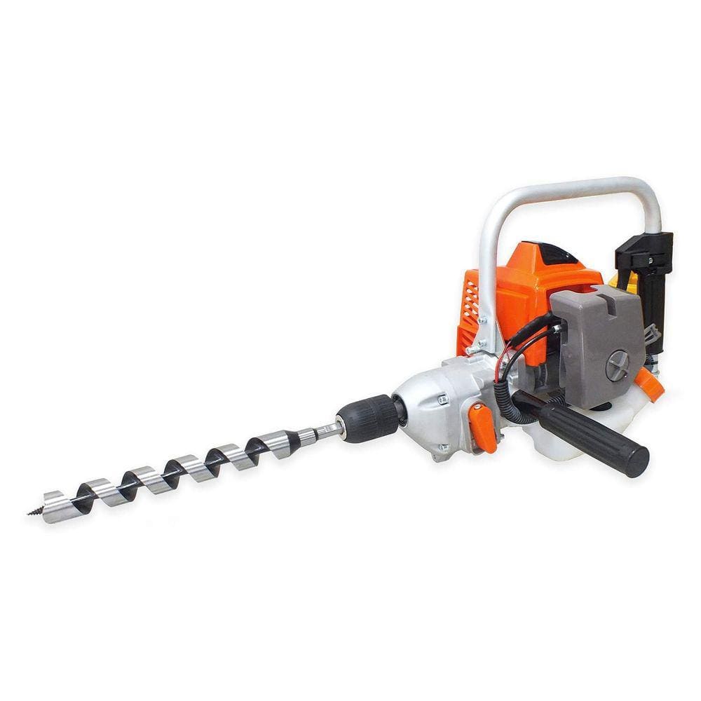 Furadeira a Gasolina Profissional VF500 2 Tempos 0,9HP Vulcan Trent Laranja
