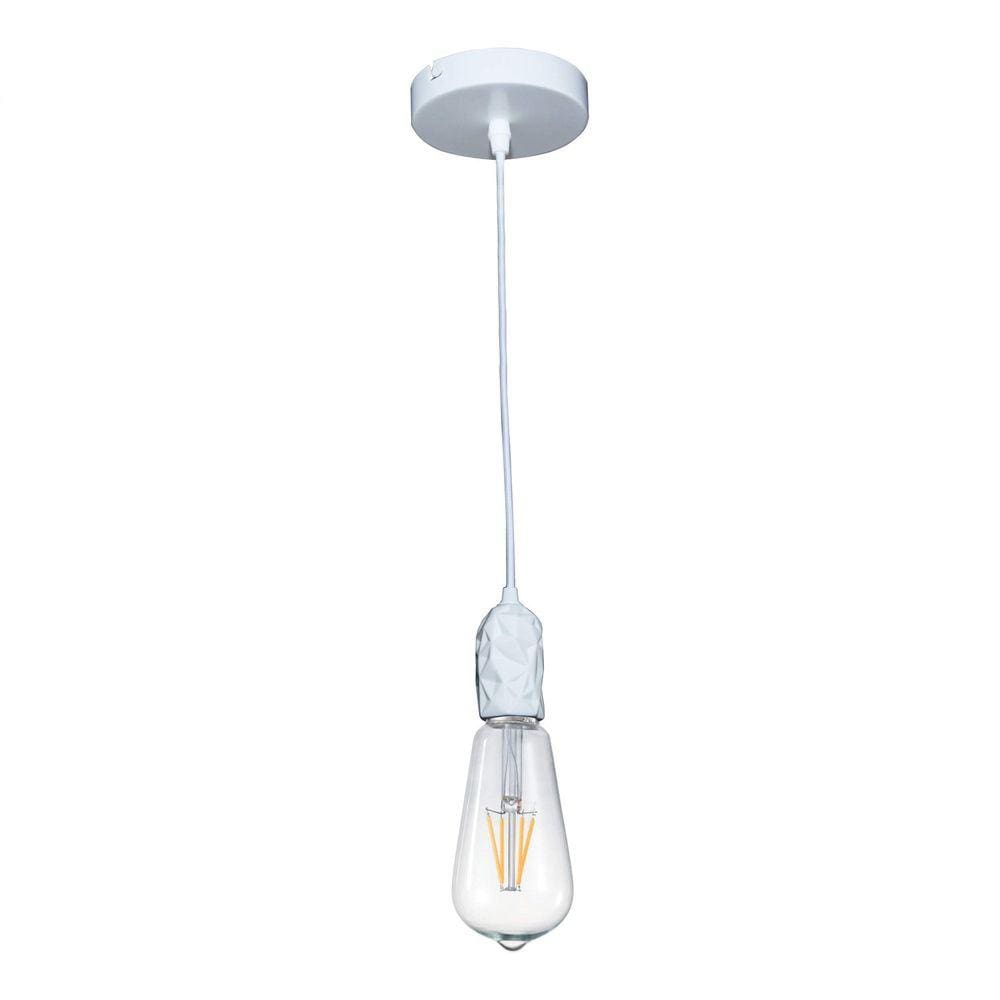 Pendente Soquete Plot Bella Iluminação Branco