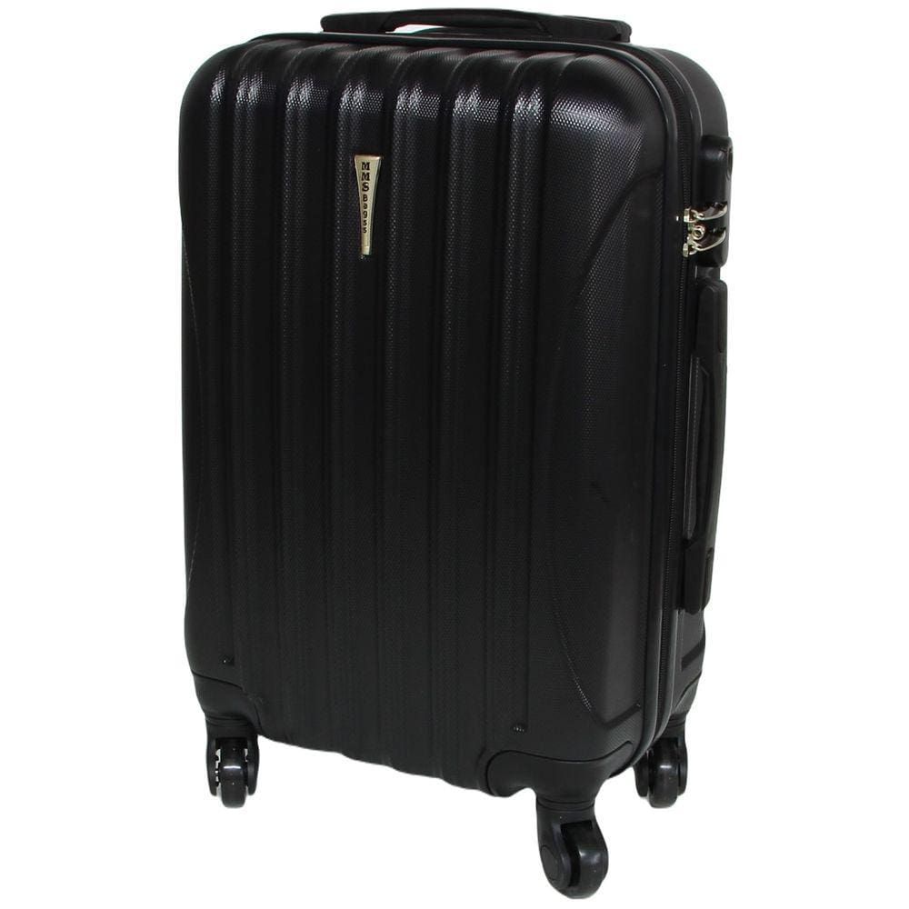 Mala De Bordo Rígida 53cm altura Cristal da MMS Bags Preta