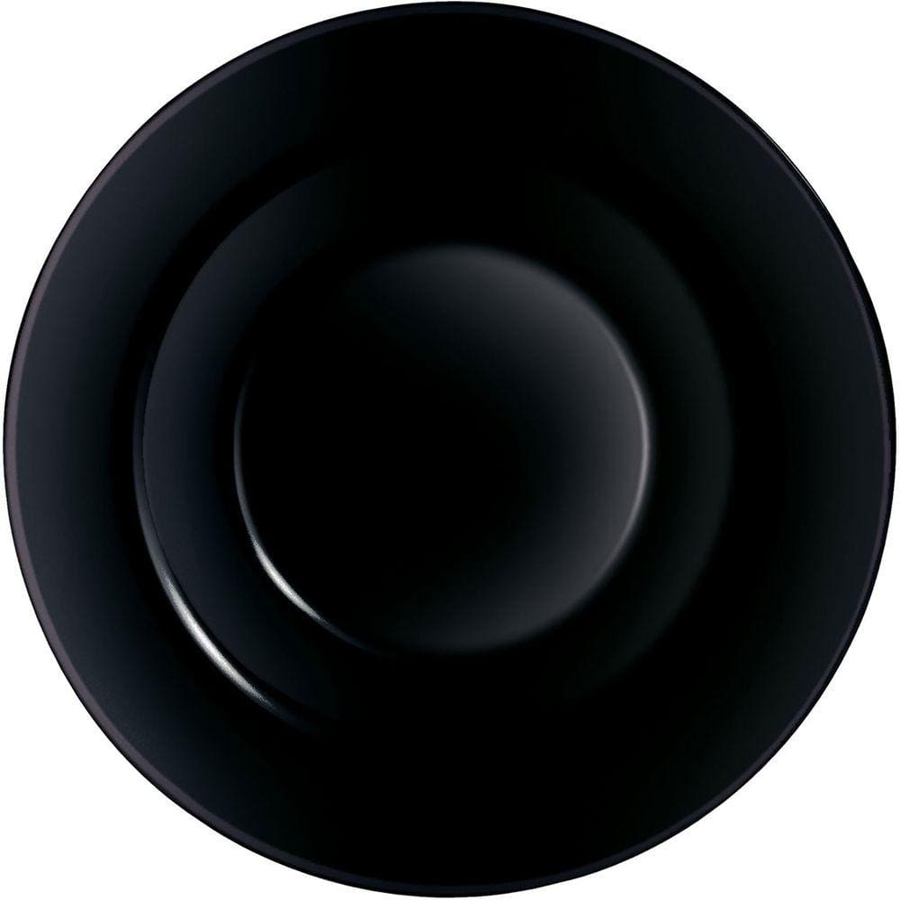 LUMINARC FRIEND`S TIME PRATO PASTA 4x28x28cm VIDRO TEMPERADO PRETO